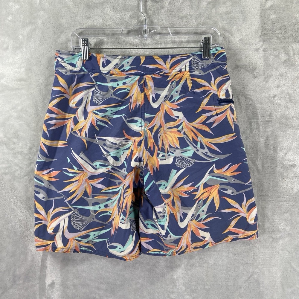 Patagonia Board Shorts mens 30 Printed Wavefarer 8" Inseam Floral Print Tropical - Picture 11 of 11